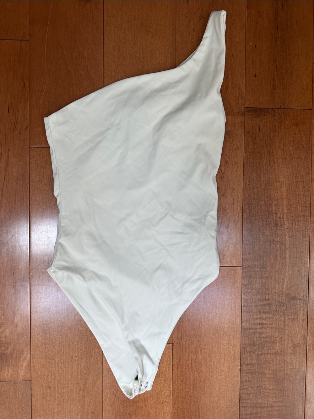 Cream Contour One-Piece Bodysuit